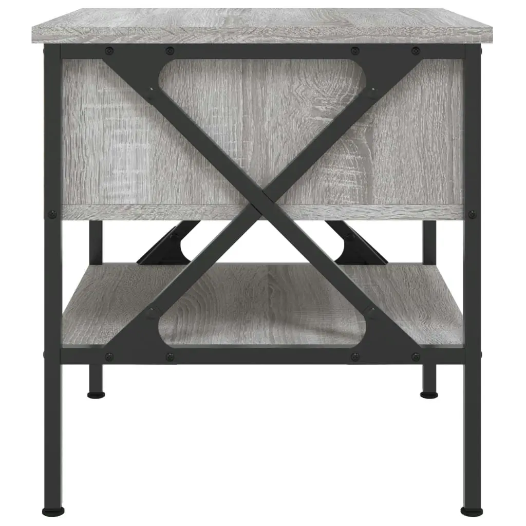 Bedside Tables 2 pcs Grey Sonoma 40x42x45 cm Engineered Wood 825960