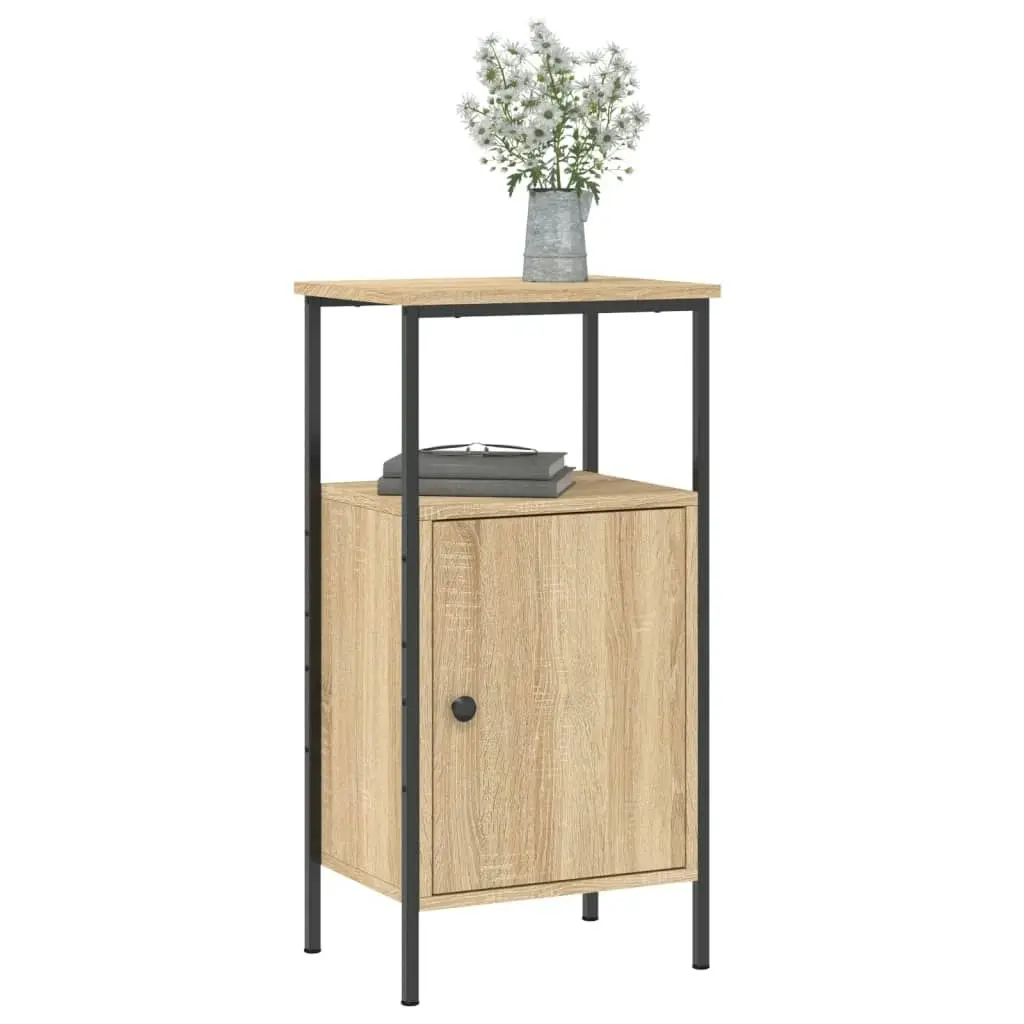 Bedside Cabinets 2 pcs Sonoma Oak 41x31x80 cm Engineered Wood 825926