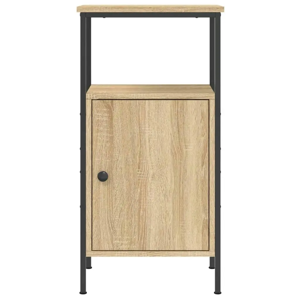 Bedside Cabinets 2 pcs Sonoma Oak 41x31x80 cm Engineered Wood 825926