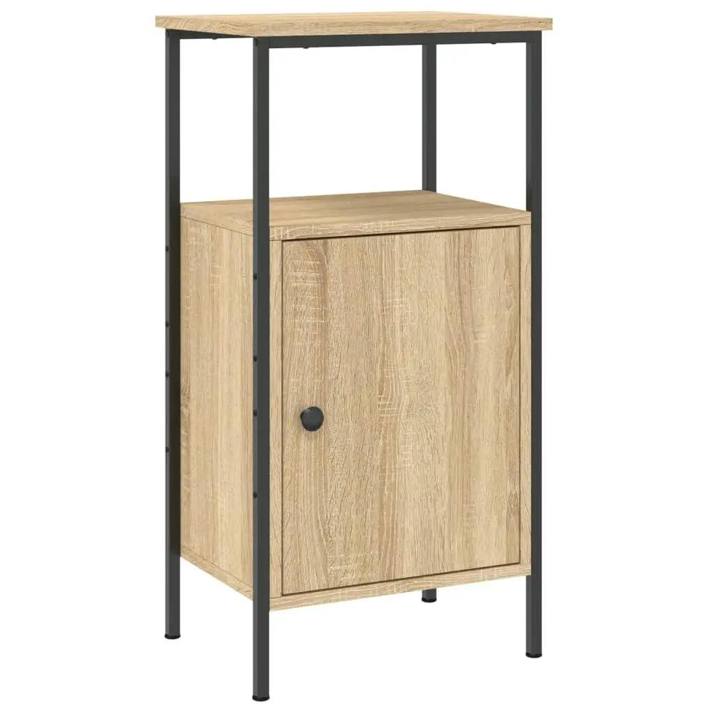 Bedside Cabinets 2 pcs Sonoma Oak 41x31x80 cm Engineered Wood 825926