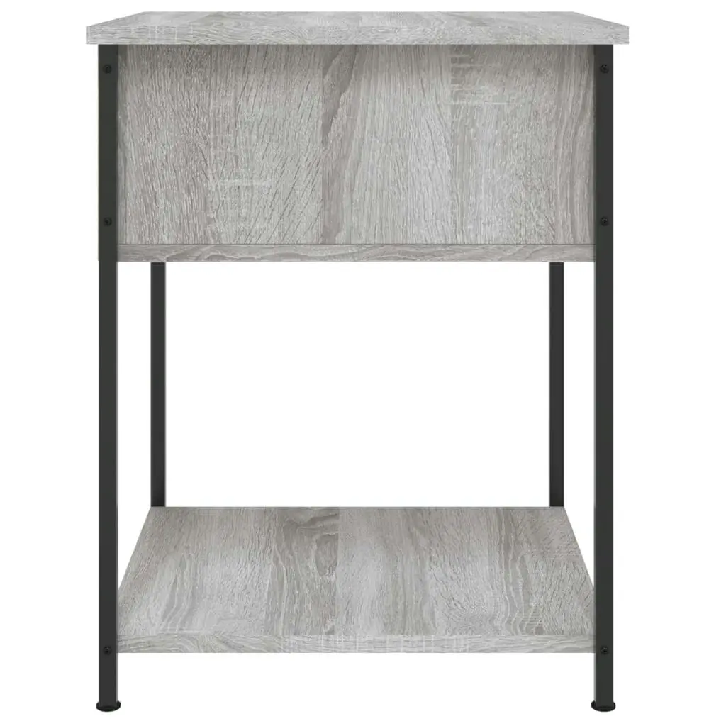 Bedside Tables 2 pcs Grey Sonoma 44x45x58 cm Engineered Wood 825850