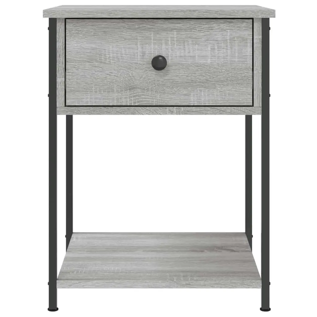 Bedside Tables 2 pcs Grey Sonoma 44x45x58 cm Engineered Wood 825850