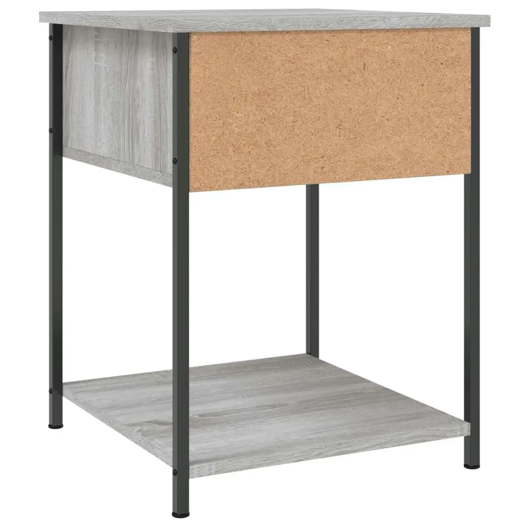 Bedside Tables 2 pcs Grey Sonoma 44x45x58 cm Engineered Wood 825850