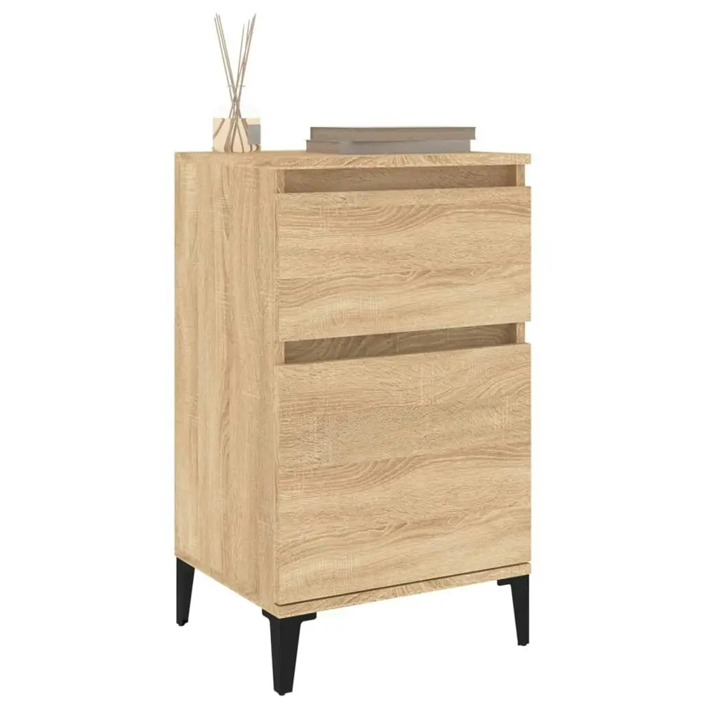 Bedside Cabinets 2 pcs Sonoma Oak 40x35x70 cm 819715