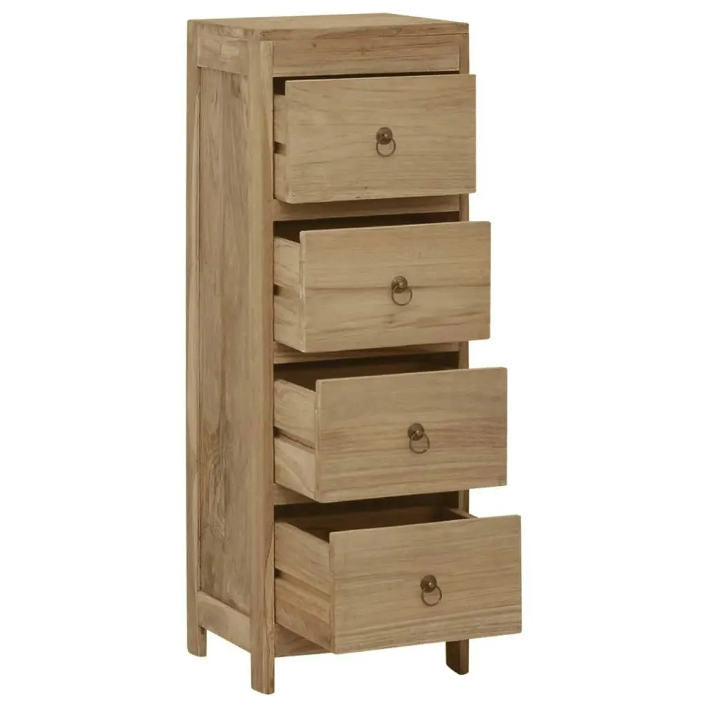 Chest of Drawers 30x30x90 cm Solid Wood Teak 340741