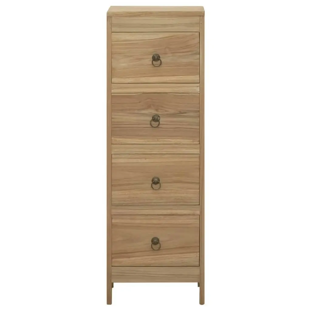 Chest of Drawers 30x30x90 cm Solid Wood Teak 340741