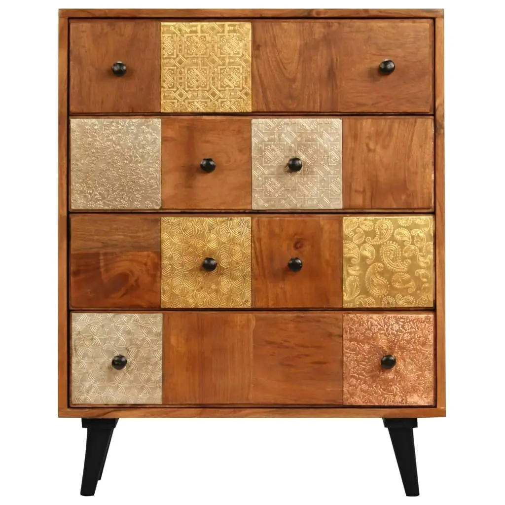 Chest of Drawers 60x30x75 cm Solid Acacia Wood 247681