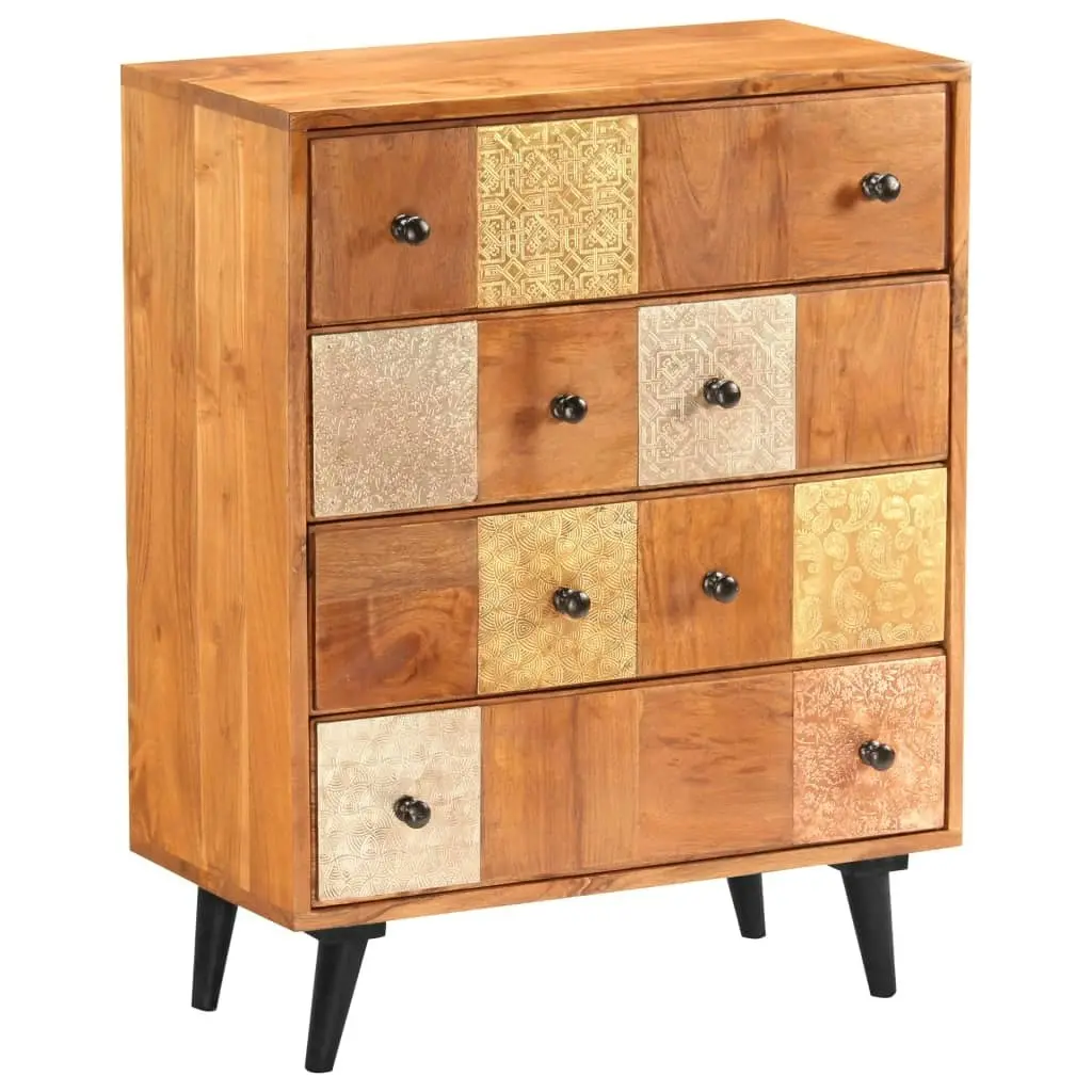 Chest of Drawers 60x30x75 cm Solid Acacia Wood 247681