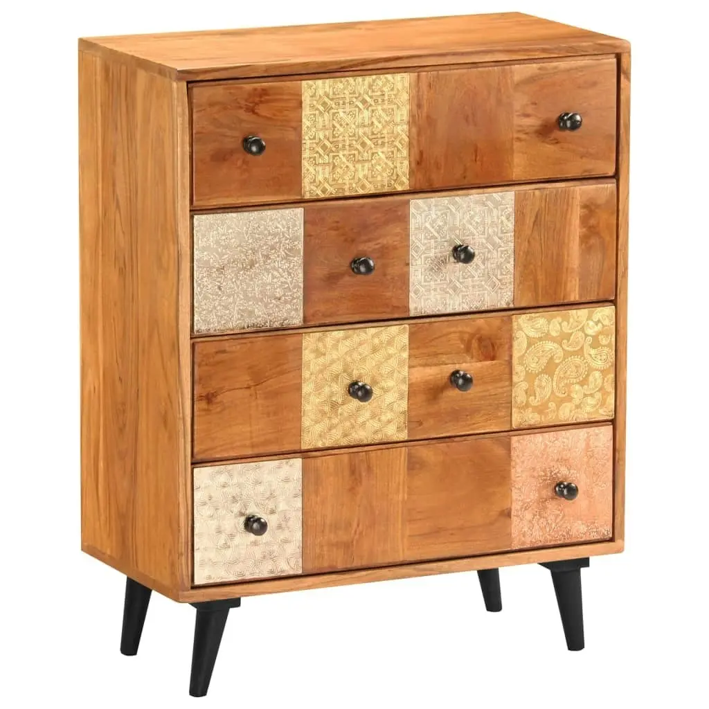 Chest of Drawers 60x30x75 cm Solid Acacia Wood 247681