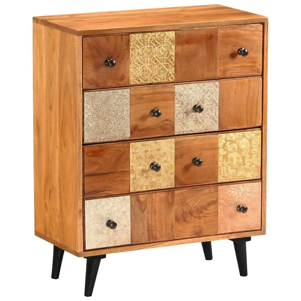 Chest of Drawers 60x30x75 cm Solid Acacia Wood 247681