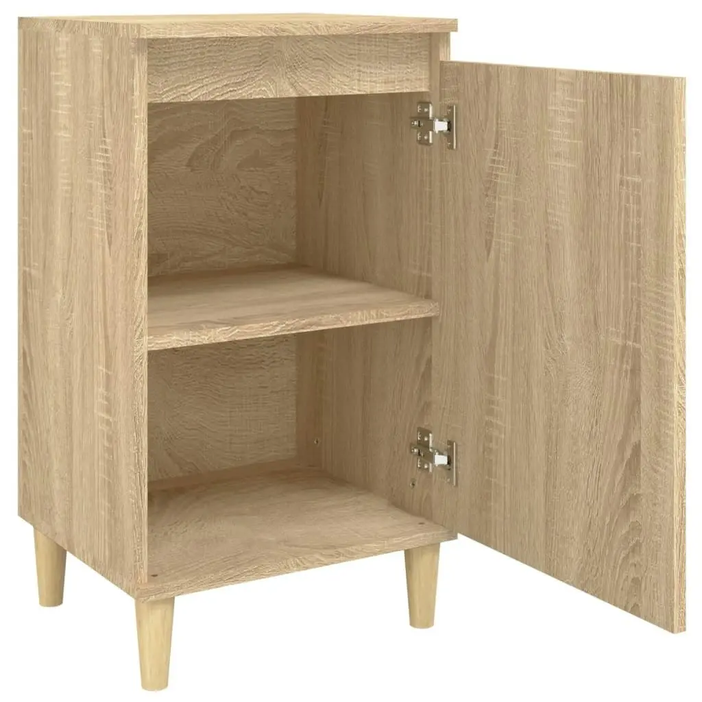 Bedside Cabinets 2 pcs Sonoma Oak 40x35x70 cm Engineered Wood 819635