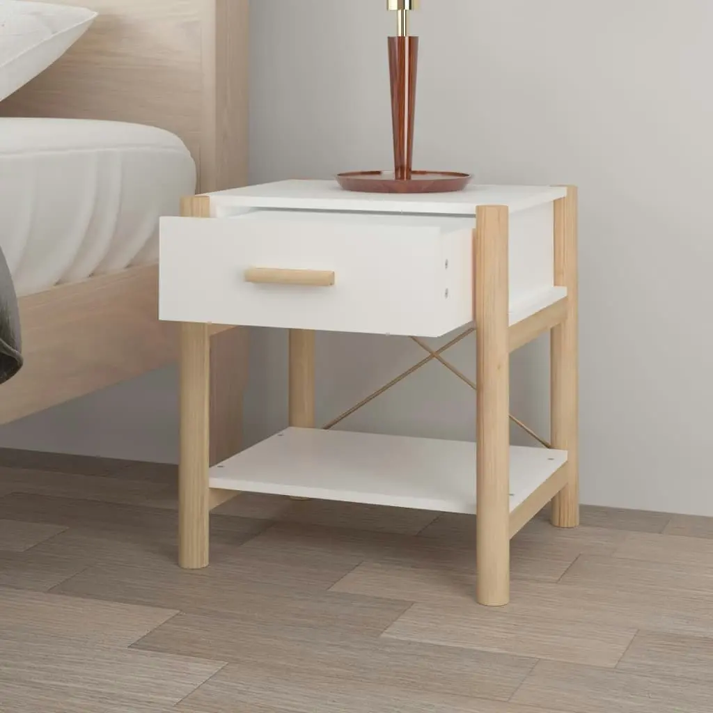 Bedside Tables 2pcs White 42x38x45 cm Engineered Wood 345655