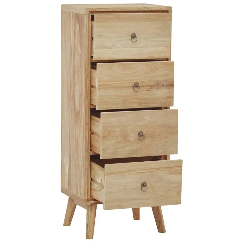 Chest of Drawers 40x30x100 cm Solid Wood Teak 340736