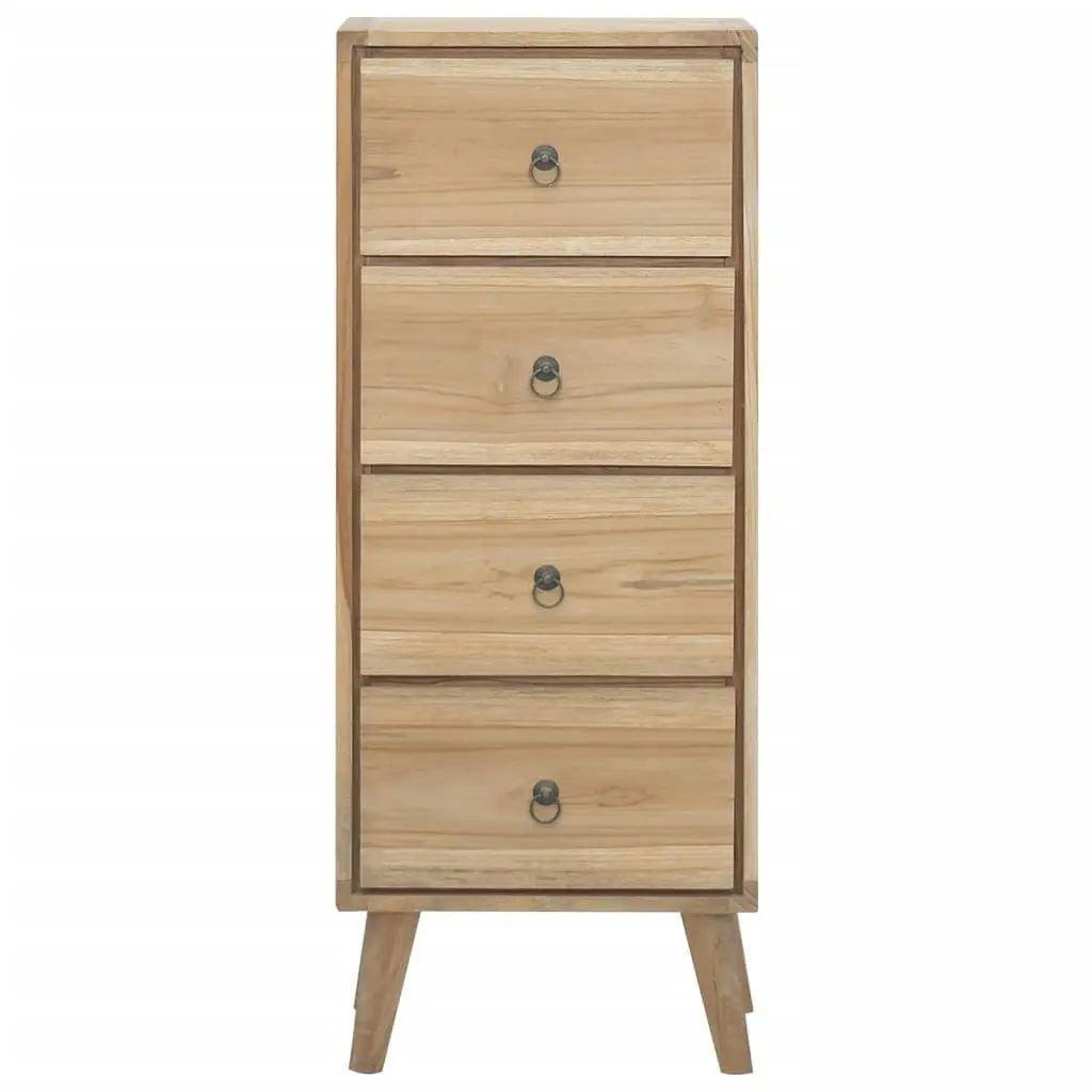 Chest of Drawers 40x30x100 cm Solid Wood Teak 340736