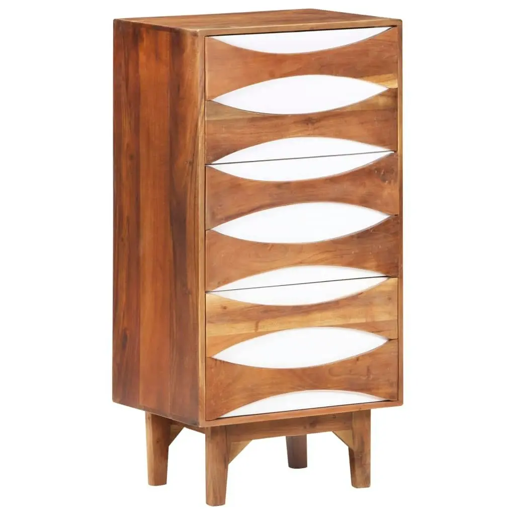 Chest of Drawers 43.5x35x90 cm Solid Acacia Wood 323542