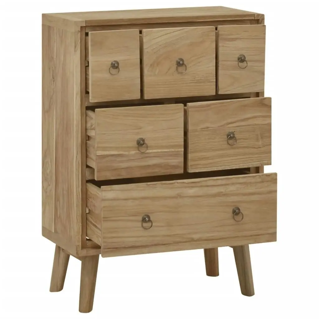 Chest of Drawers 56x30x80 cm Solid Wood Teak 340737