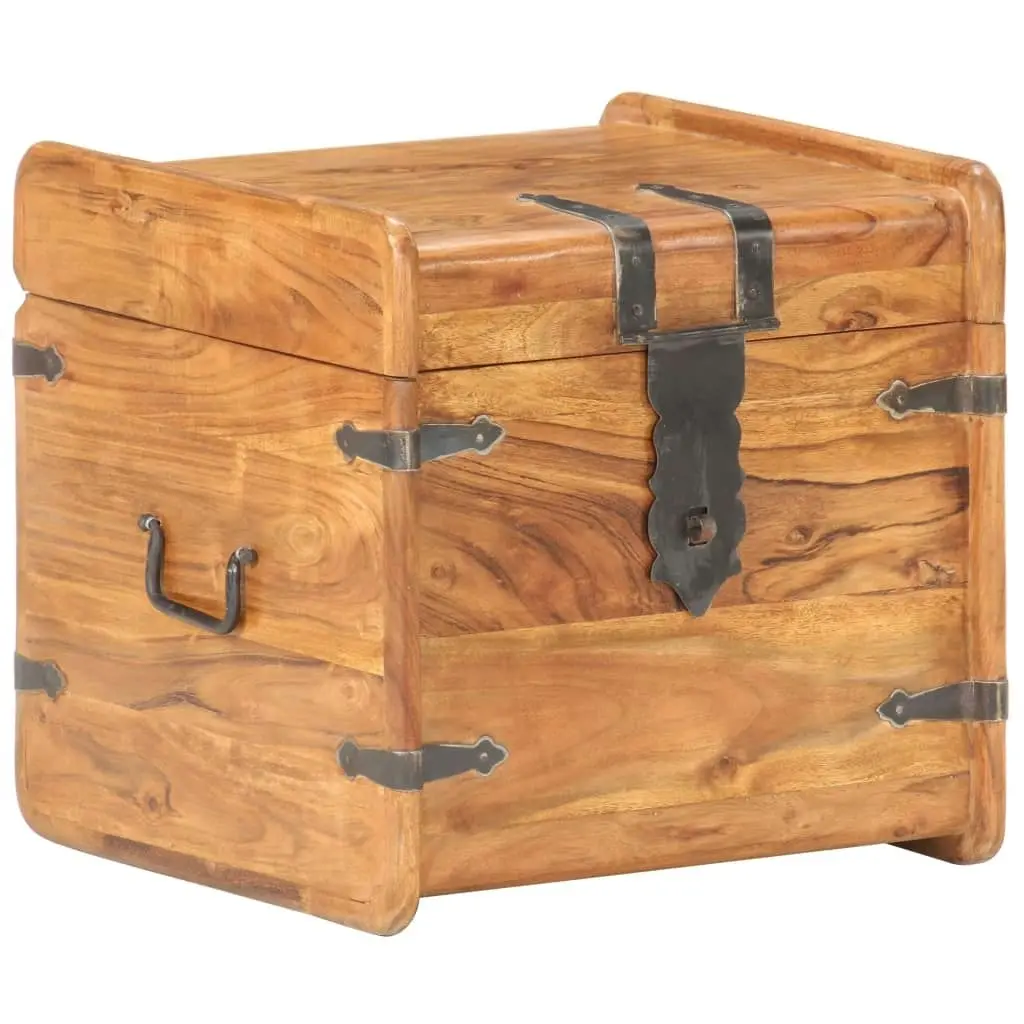 Chest 40x40x40 cm Solid Acacia Wood 289647