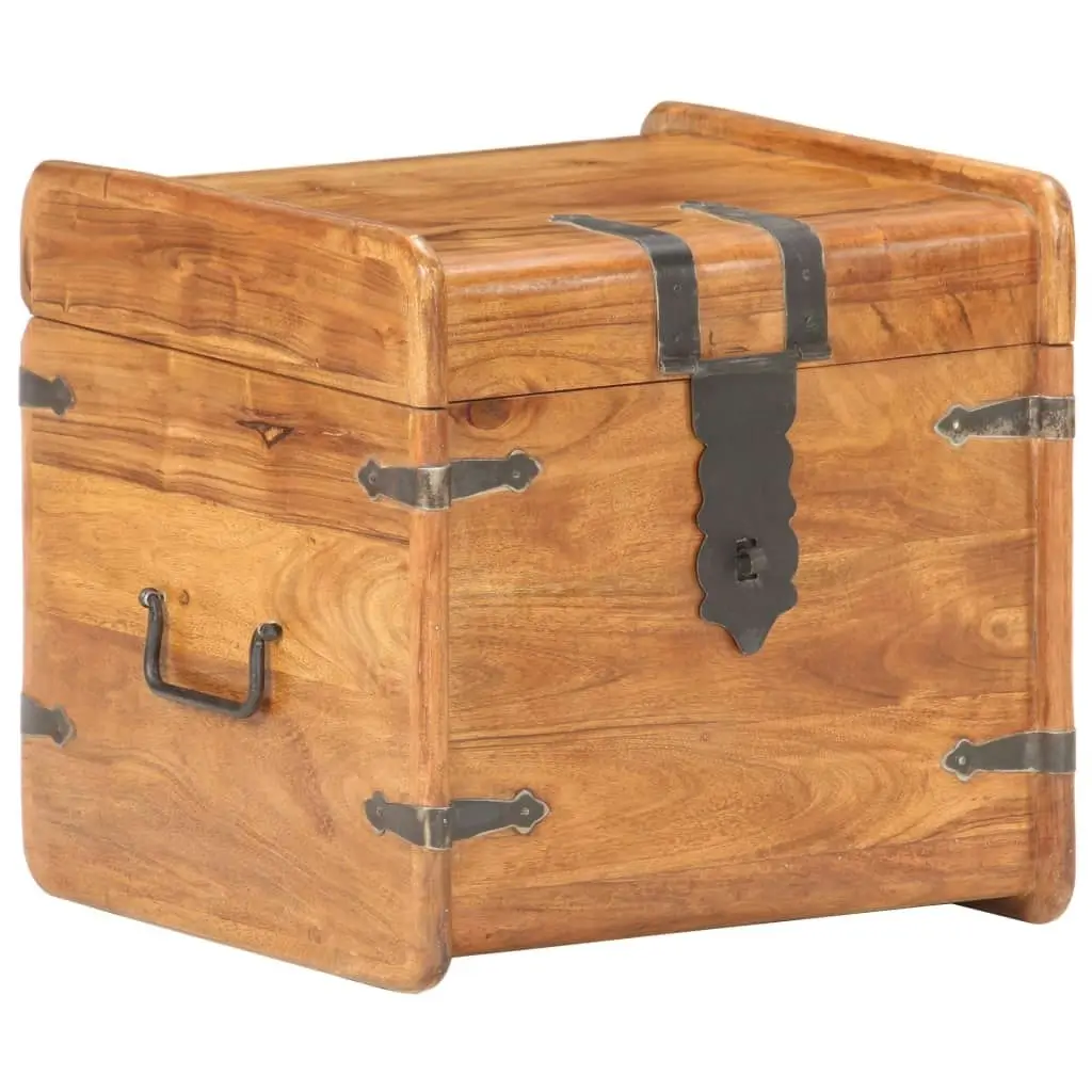 Chest 40x40x40 cm Solid Acacia Wood 289647