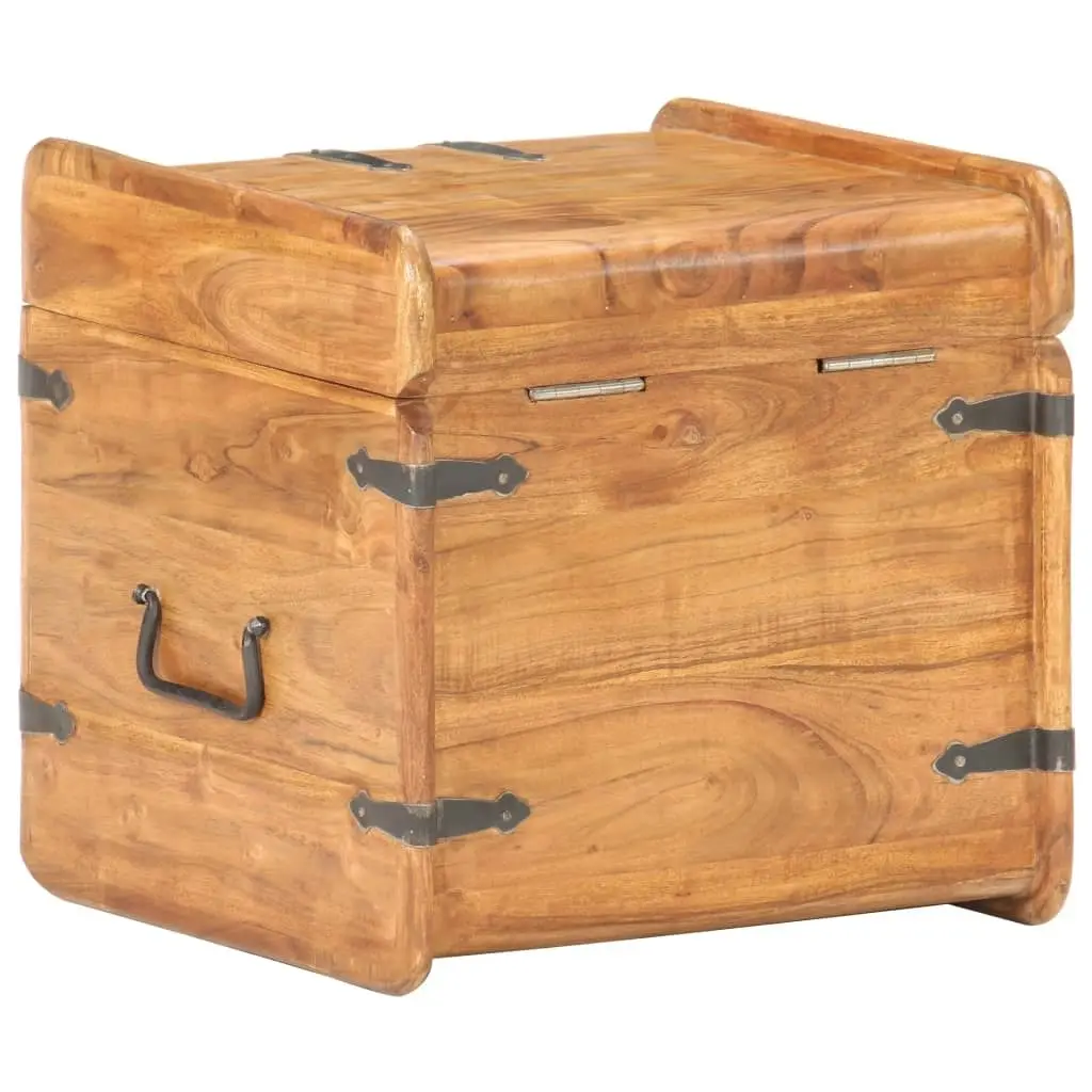 Chest 40x40x40 cm Solid Acacia Wood 289647