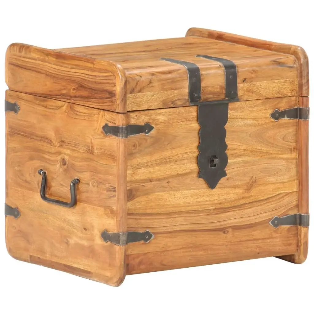 Chest 40x40x40 cm Solid Acacia Wood 289647