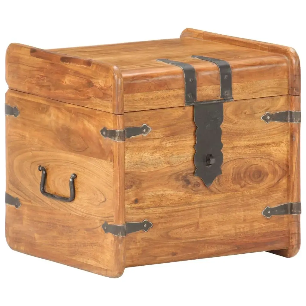 Chest 40x40x40 cm Solid Acacia Wood 289647