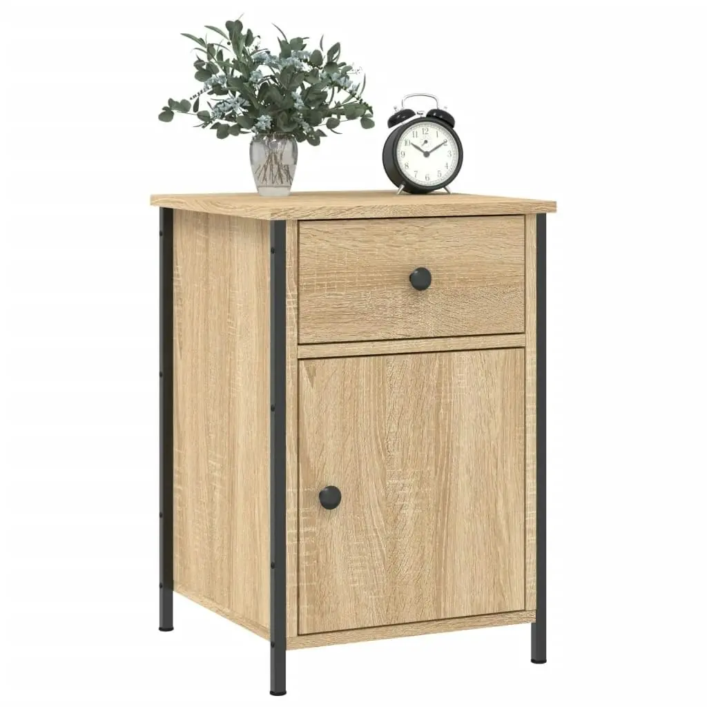 Bedside Cabinets 2 pcs Sonoma Oak 40x42x60 cm Engineered Wood 825906