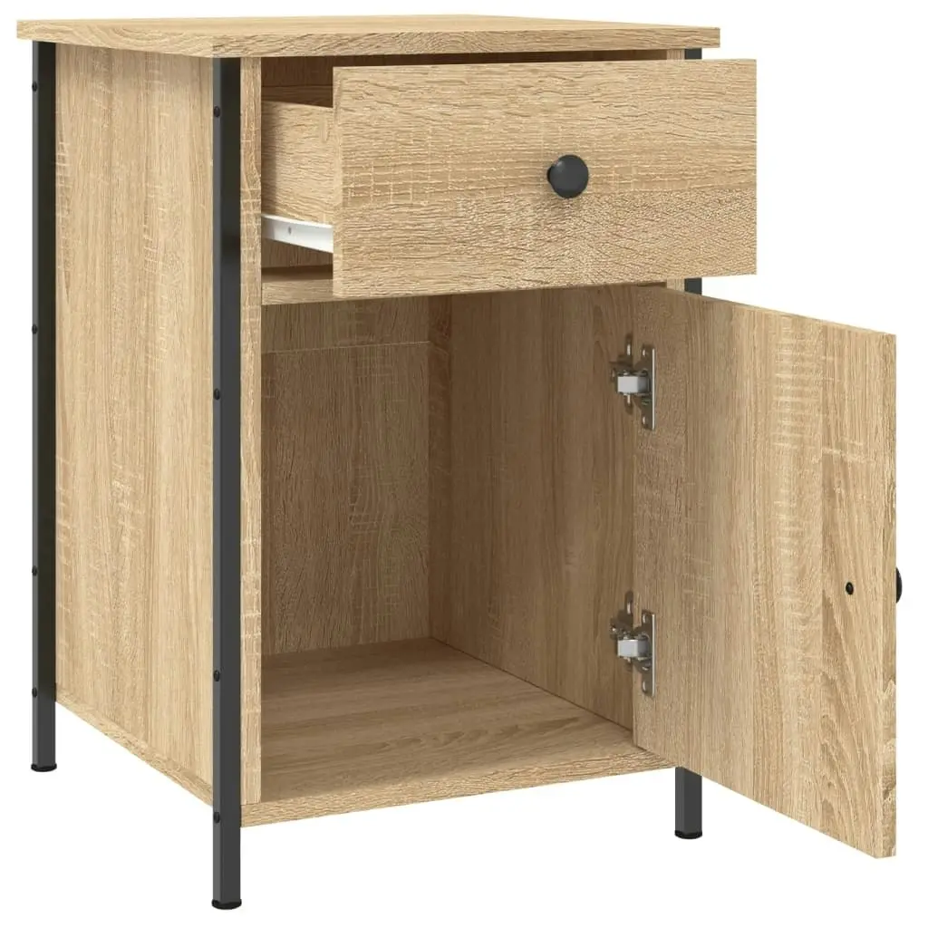 Bedside Cabinets 2 pcs Sonoma Oak 40x42x60 cm Engineered Wood 825906