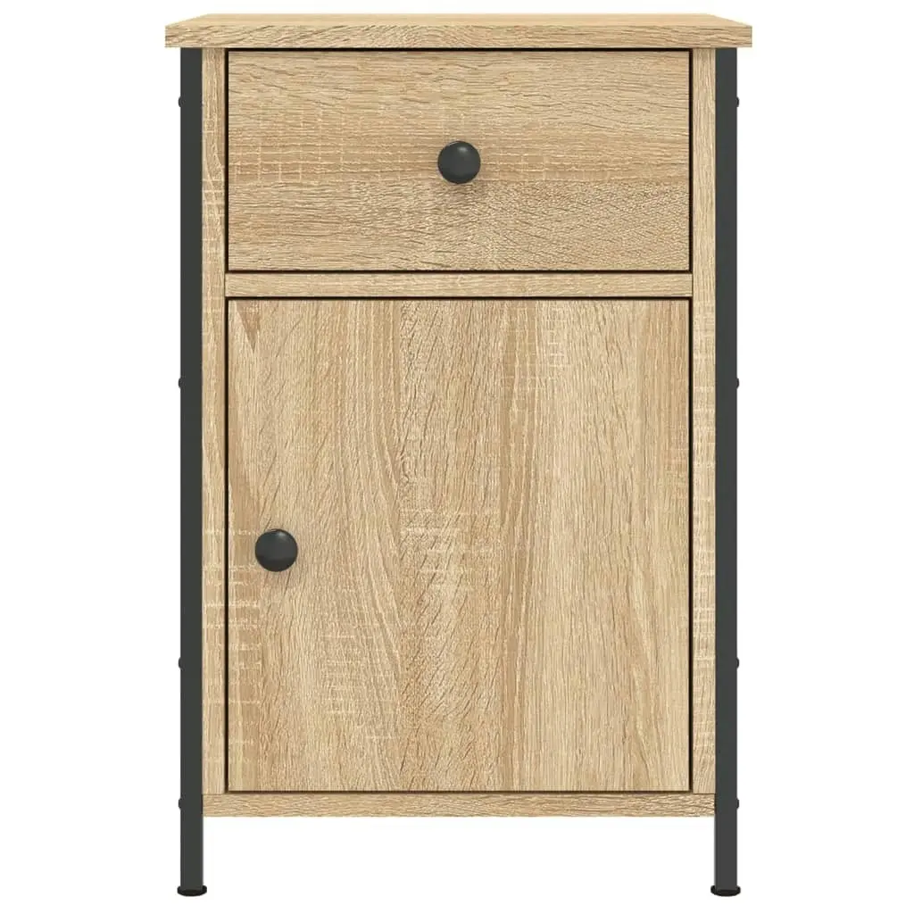 Bedside Cabinets 2 pcs Sonoma Oak 40x42x60 cm Engineered Wood 825906