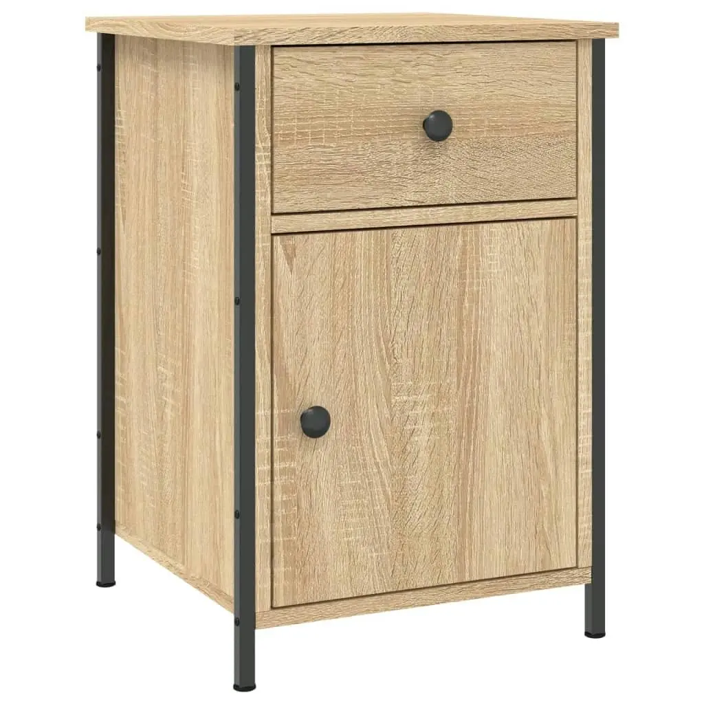 Bedside Cabinets 2 pcs Sonoma Oak 40x42x60 cm Engineered Wood 825906