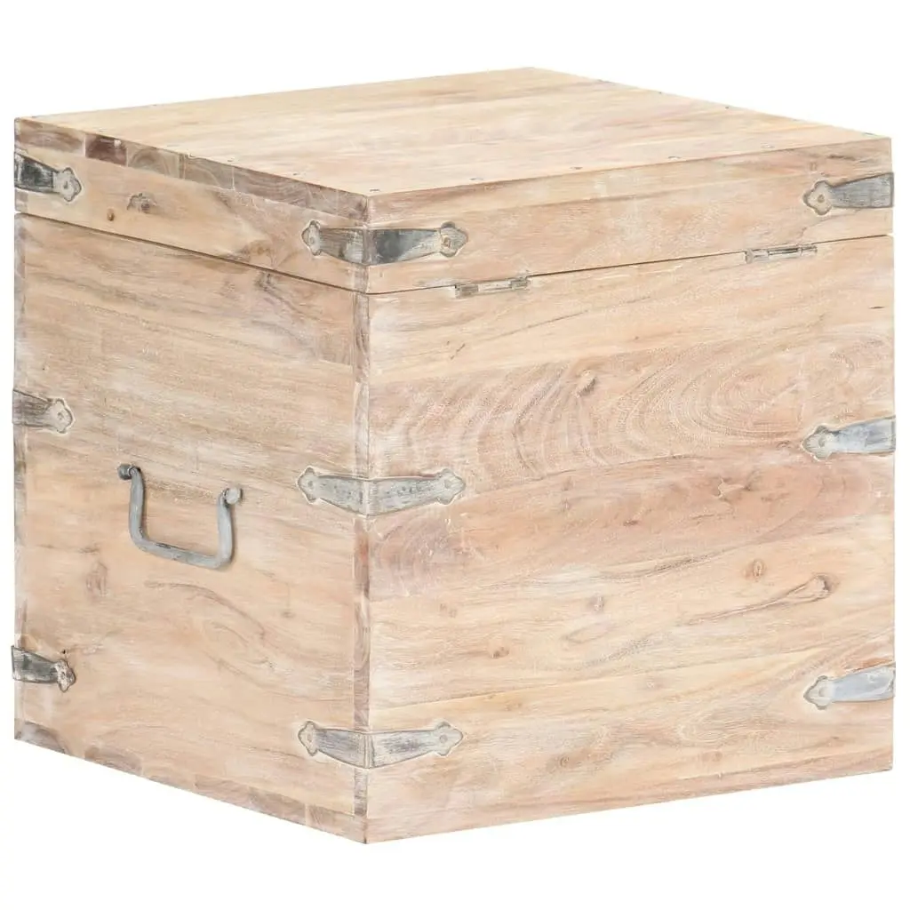 Chest 40x40x40 cm Solid Acacia Wood 289640