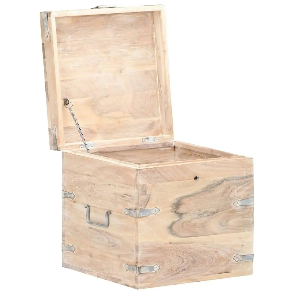 Chest 40x40x40 cm Solid Acacia Wood 289640