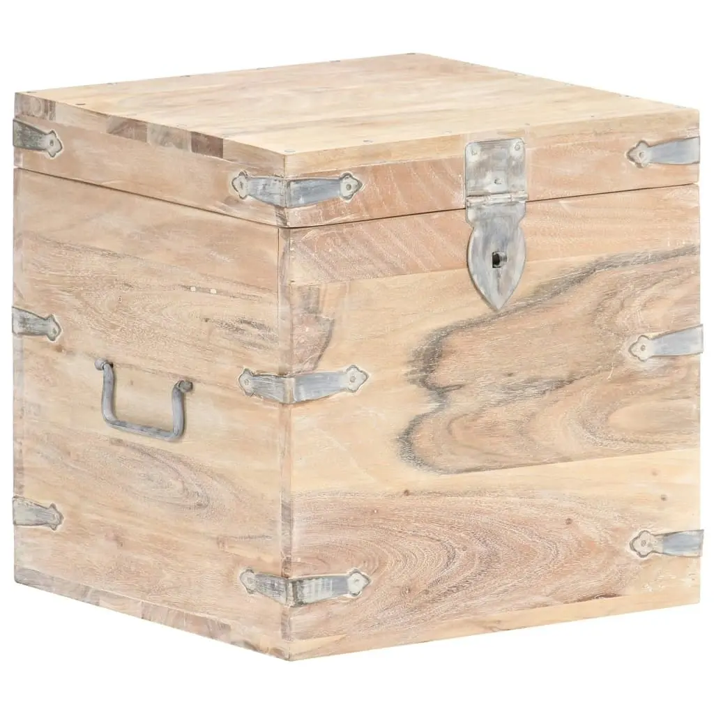 Chest 40x40x40 cm Solid Acacia Wood 289640