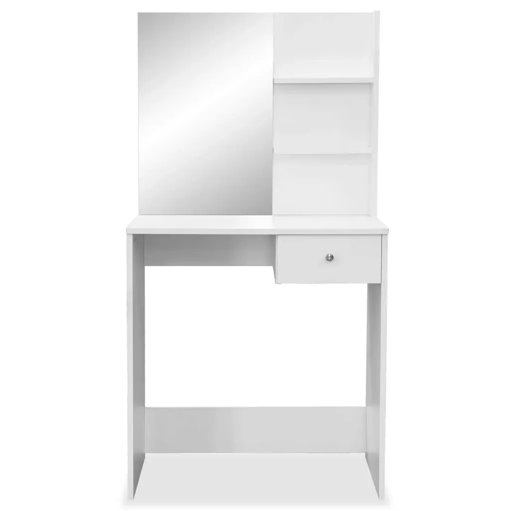 Dressing Table Engineered Wood 75x40x141 cm White 244861