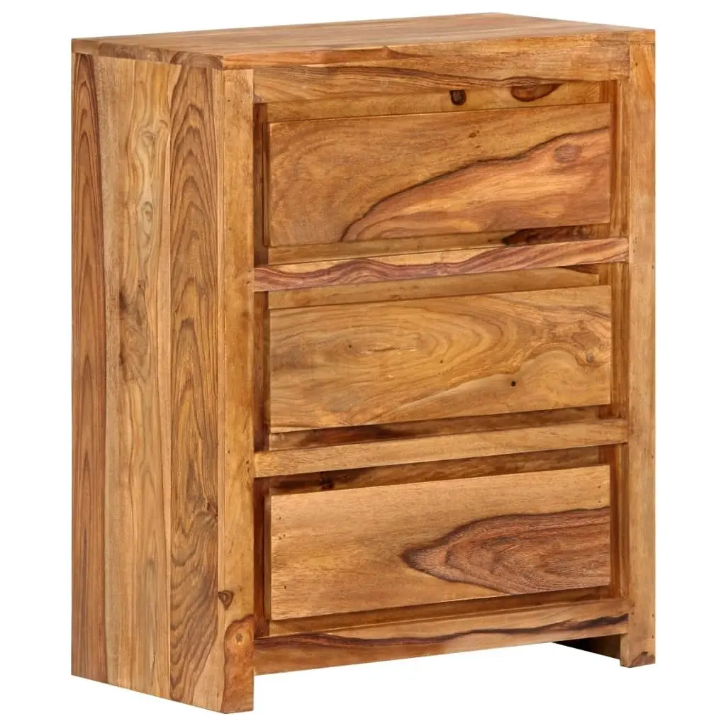 Drawer Cabinet 60x33x75 cm Solid Wood Acacia 338435