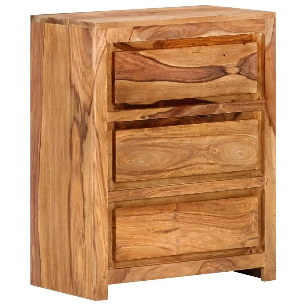 Drawer Cabinet 60x33x75 cm Solid Wood Acacia 338435