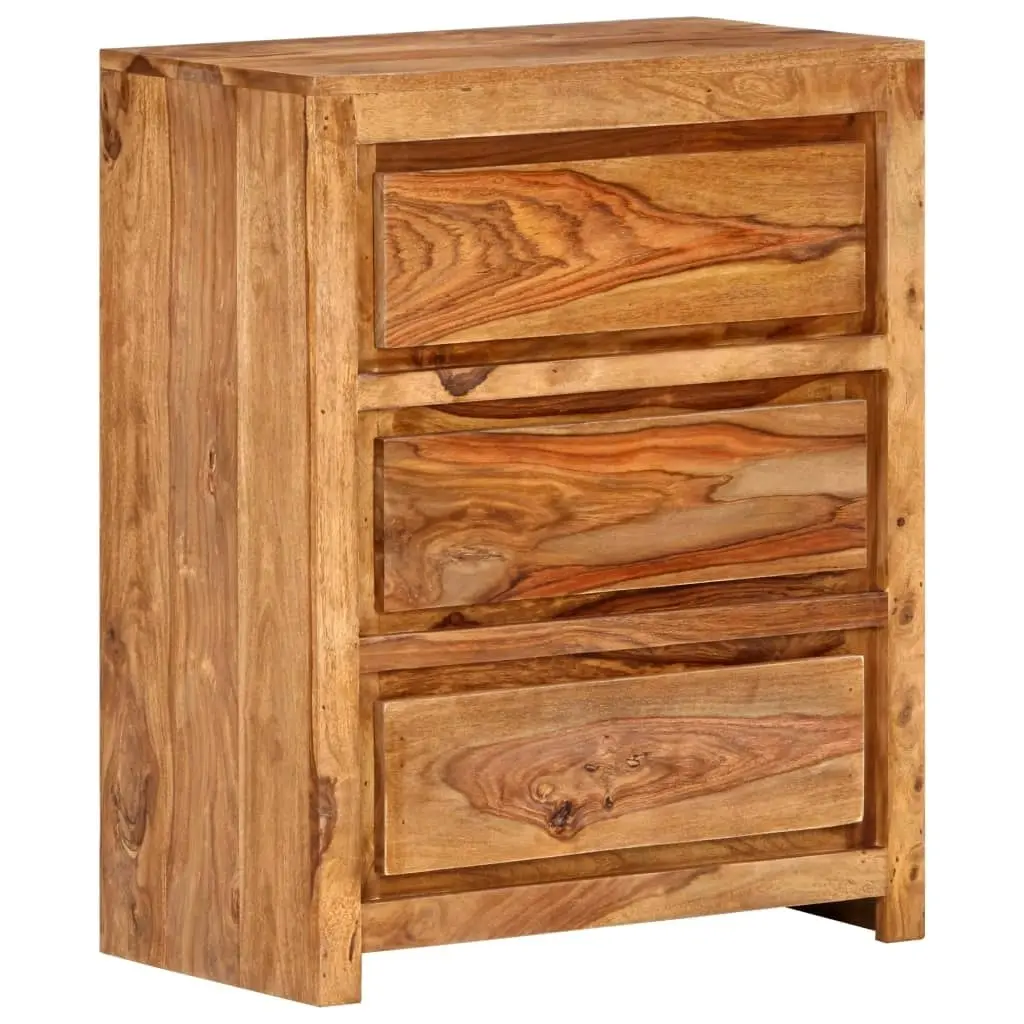 Drawer Cabinet 60x33x75 cm Solid Wood Acacia 338435