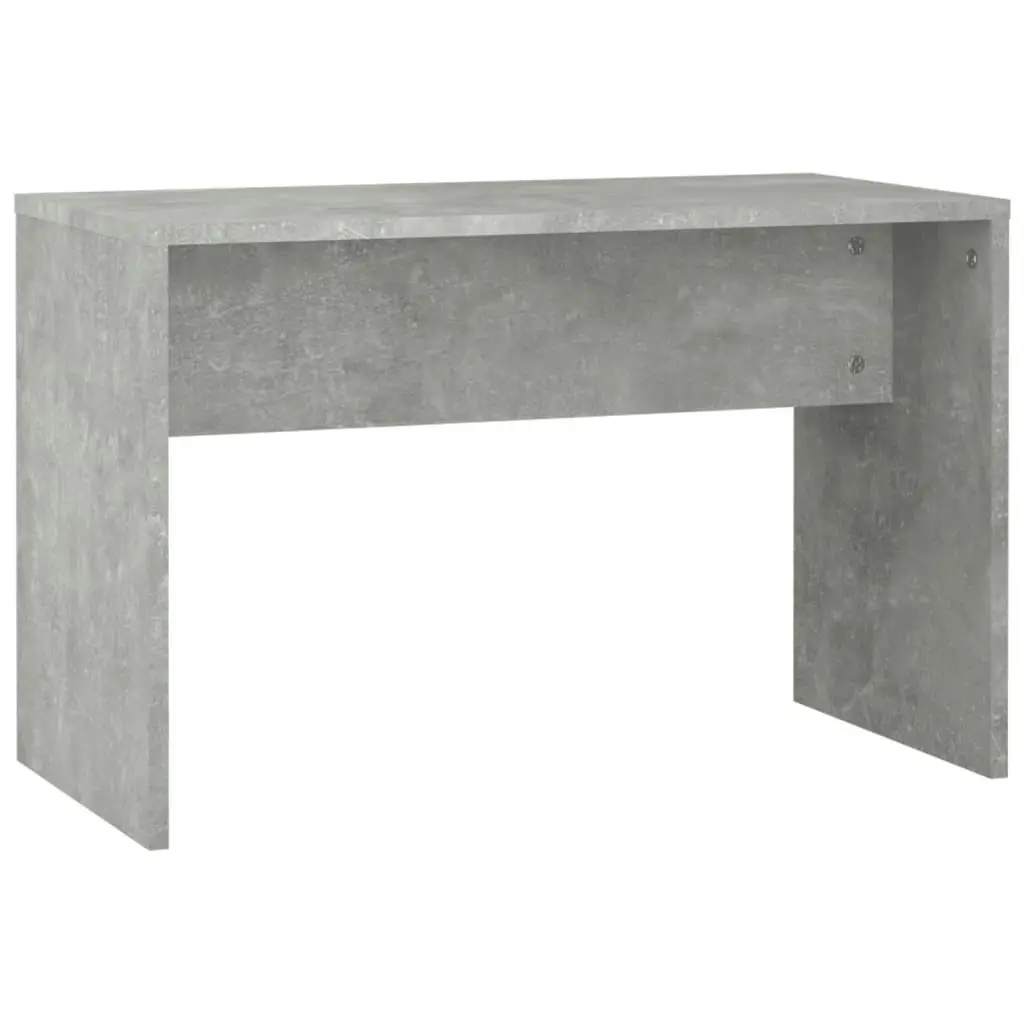 Dressing Table Set with LED Concrete Grey Engineered Wood 3114126