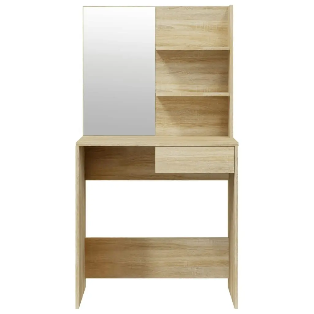 Dressing Table Set Sonoma Oak 74.5x40x141 cm 3114141