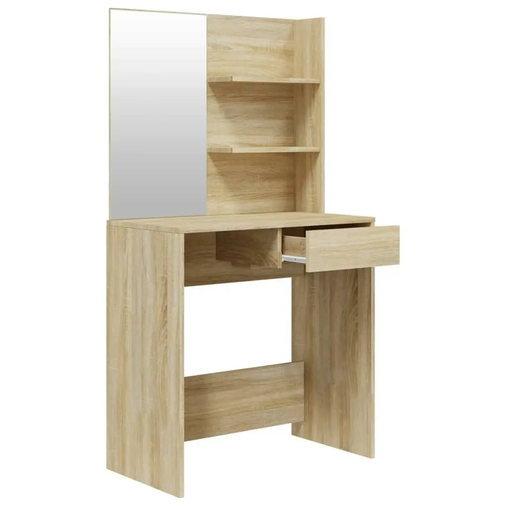 Dressing Table Set Sonoma Oak 74.5x40x141 cm 3114141