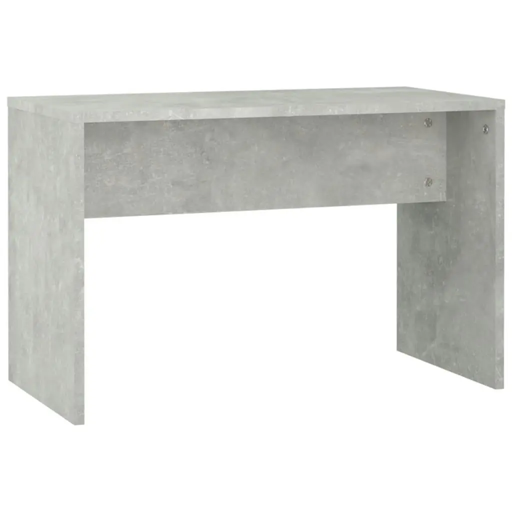 Dressing Table Set with LED Concrete Grey Engineered Wood 3114118