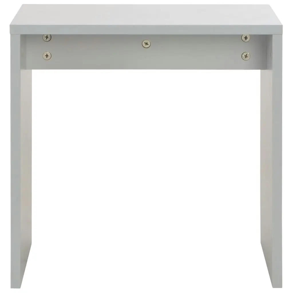 Dressing Table with Mirror and Stool Grey 104x45x131 cm 283744