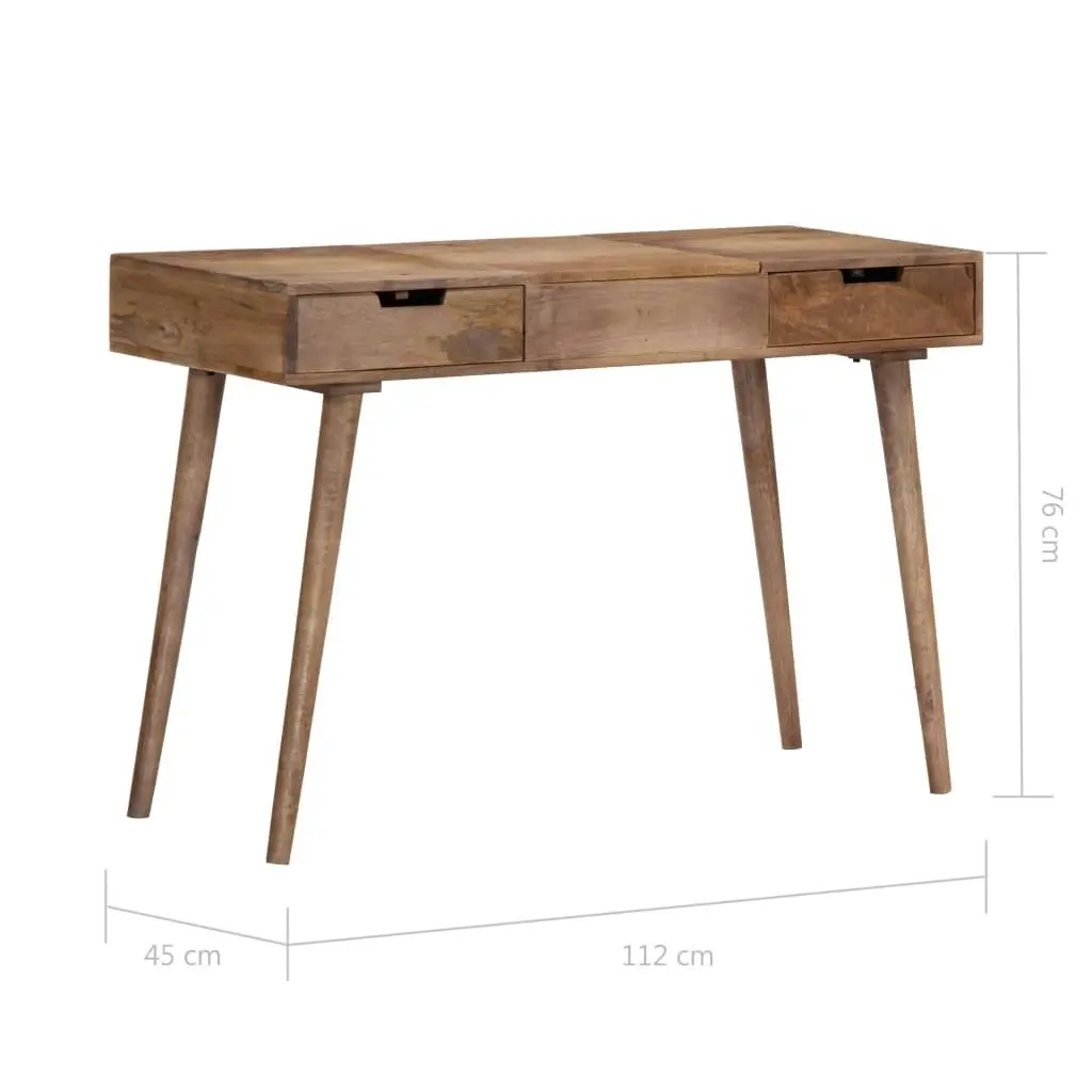 Dressing Table 112x45x76 cm Solid Mango Wood 247700