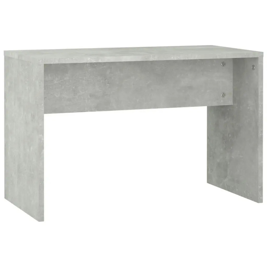 Dressing Table Set with LED Concrete Grey Engineered Wood 3114110