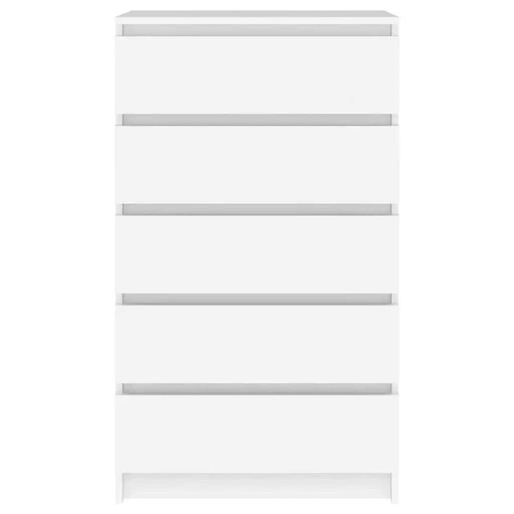 Drawer Cabinet White 60x36x103 cm Engineered Wood 823016