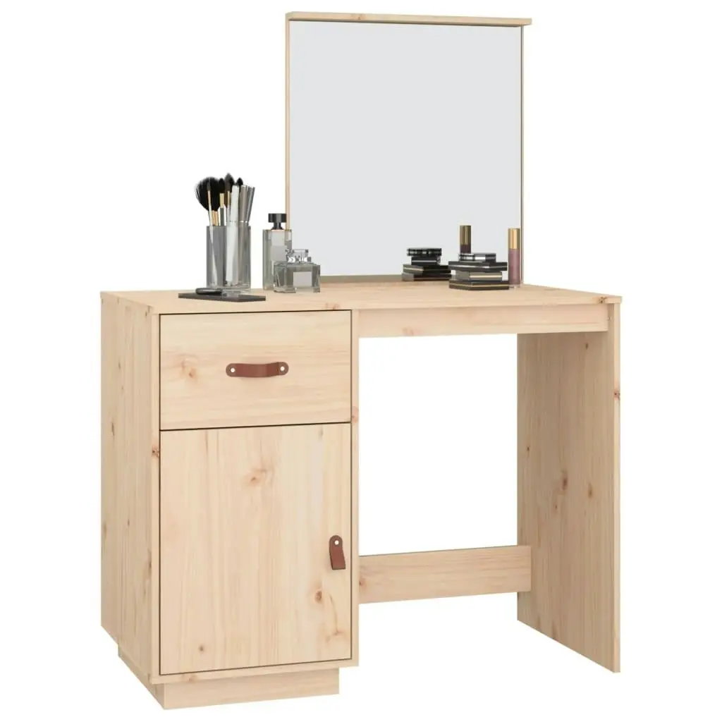 Dressing Table 95x50x134 cm Solid Wood Pine 820087