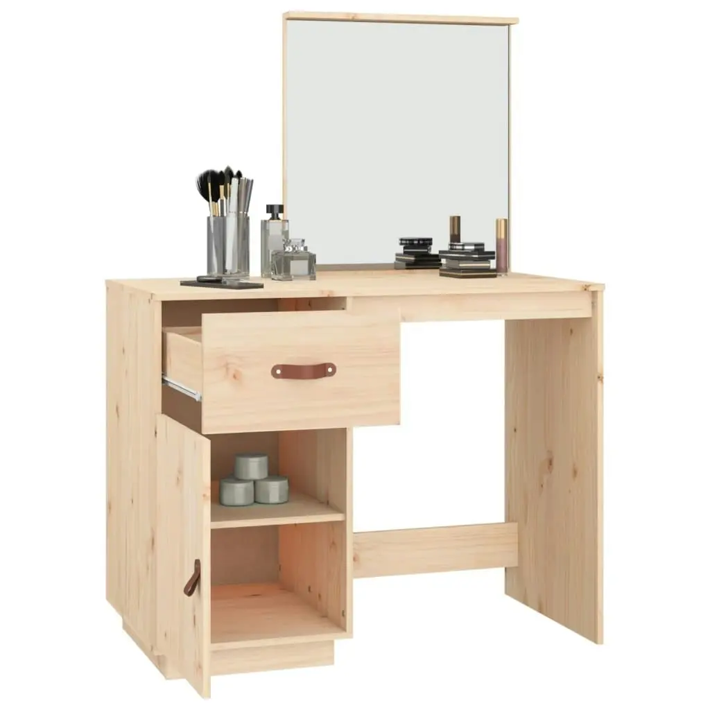 Dressing Table 95x50x134 cm Solid Wood Pine 820087