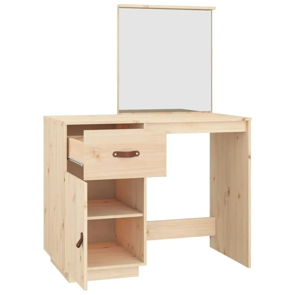 Dressing Table 95x50x134 cm Solid Wood Pine 820087