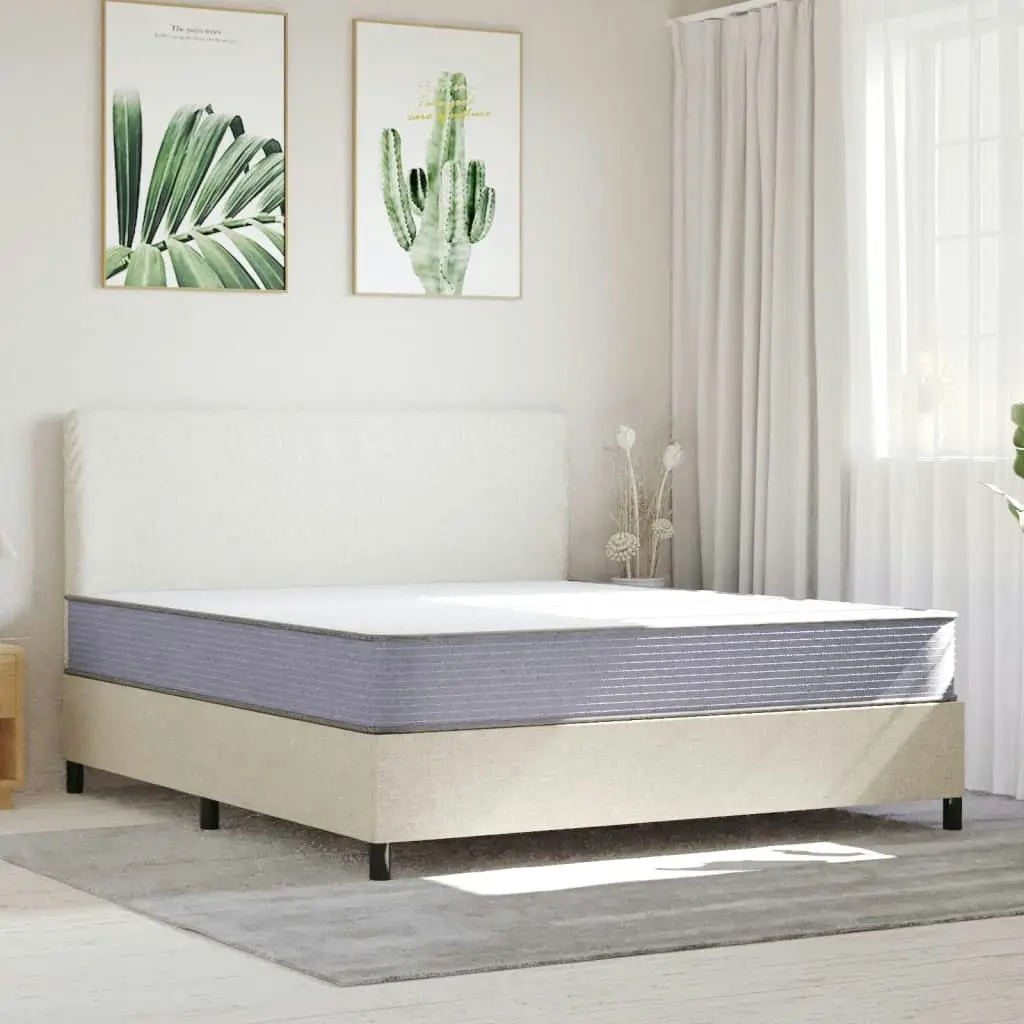 Foam Mattress Medium Soft 183x203 cm King Size 373015