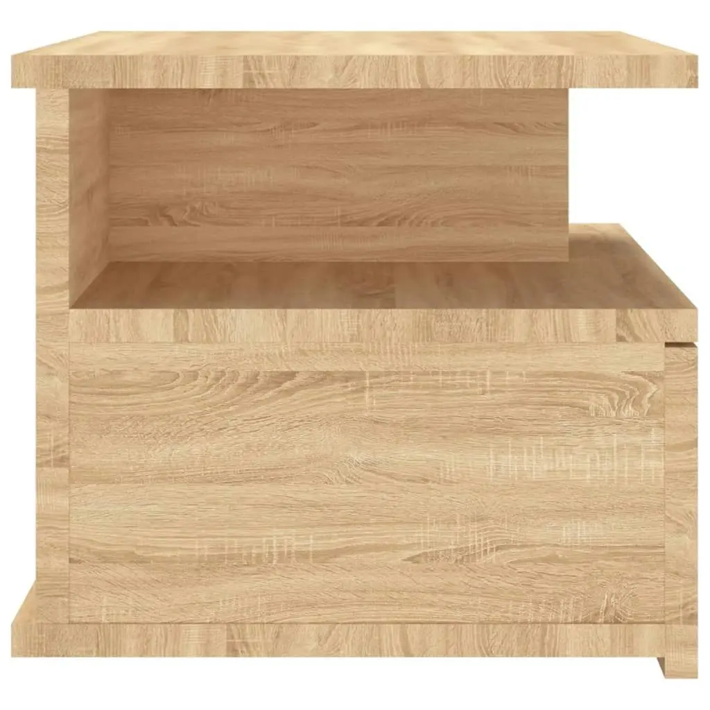 Floating Nightstand Sonoma Oak 40x31x27 cm Engineered Wood 800411