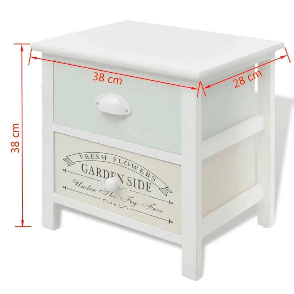 French Bedside Cabinet Wood 242874